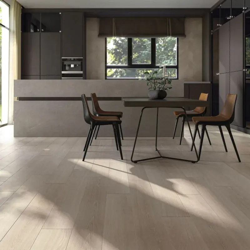Carrelage sol intérieur aspect parquet Caila maple mat 20x120 cm Nouveauté