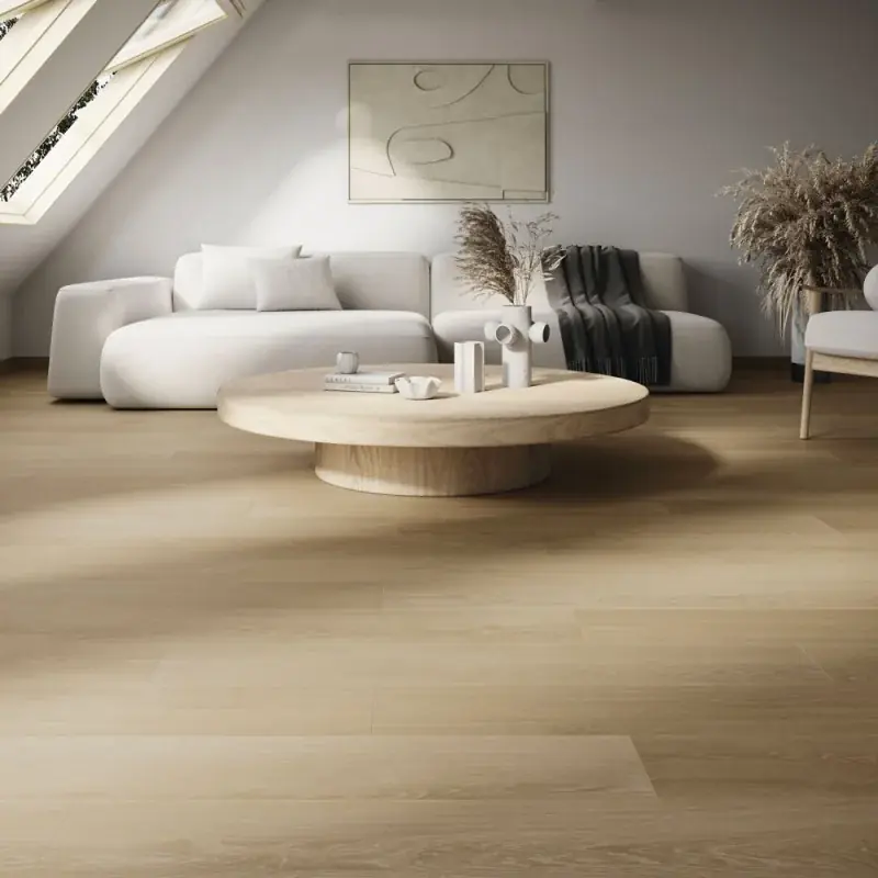 Offre Spéciale Carrelage sol intérieur aspect parquet Caila nature mat 20x120 cm