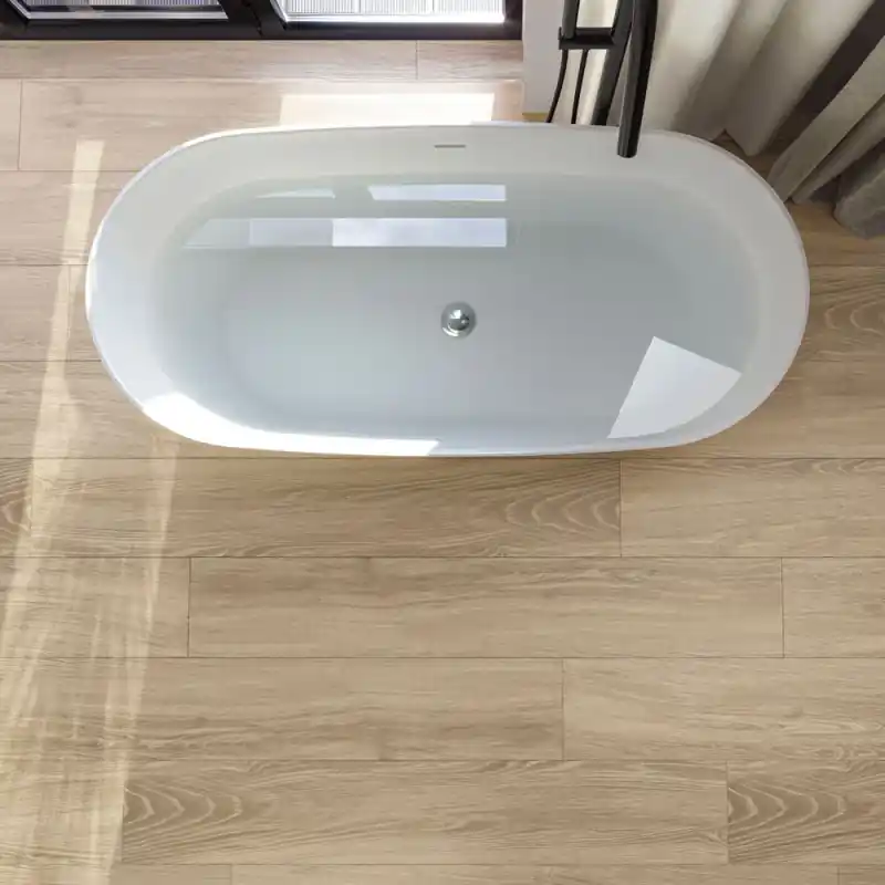 Carrelage mur et sol intérieur aspect parquet Lorien oak mat 30x180 cm Prix Cassé
