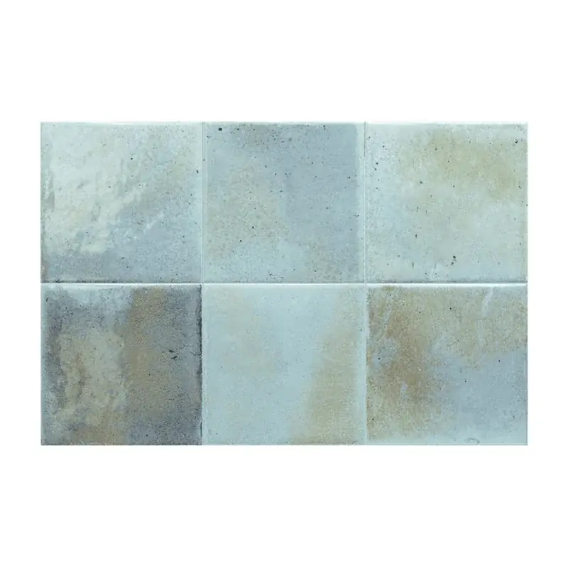 Nouveauté Carrelage aspect zellige Spa&Pools sky blue brillant 15x15 cm
