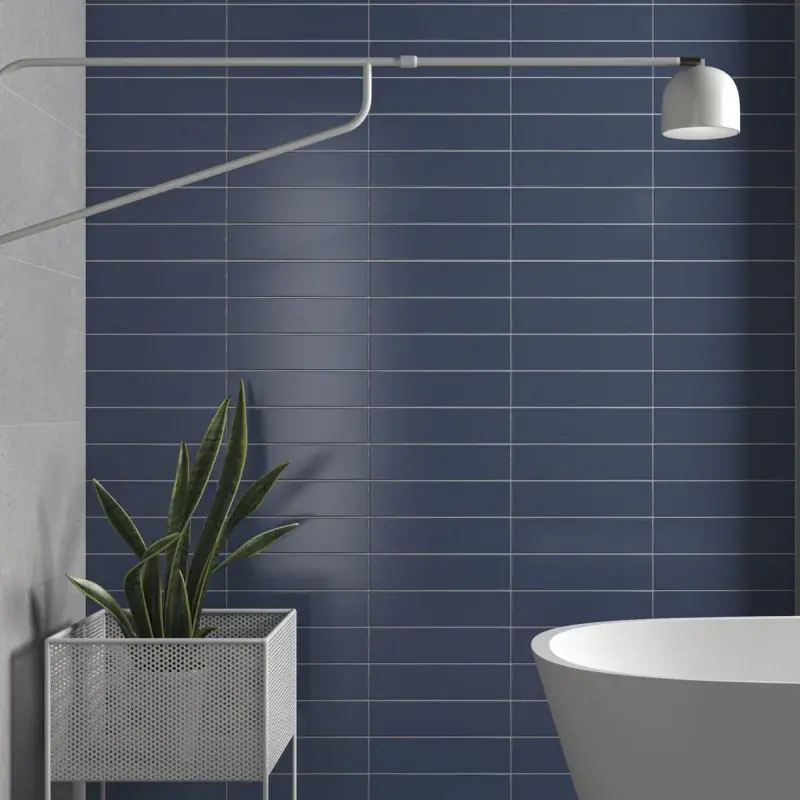 Meilleure Vente Carrelage mural aspect zellige Timeless marine mat 7,5x30 cm