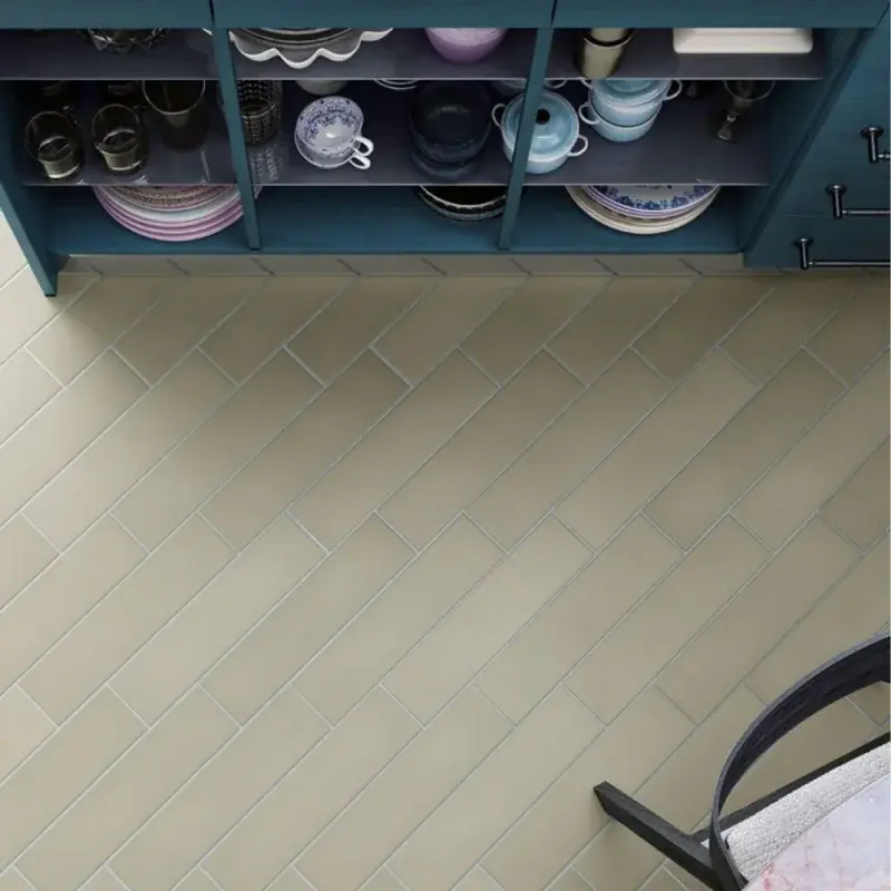 Promotion Saisonnière Carrelage sol et mur Stromboli evergreen mat 9,2x36,8 cm