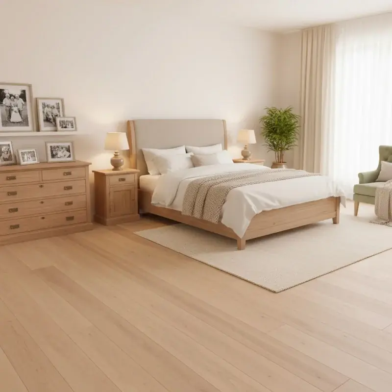 Parquet massif Chambord marfil vernis mat 20x180 mm Paiement Sécurisé