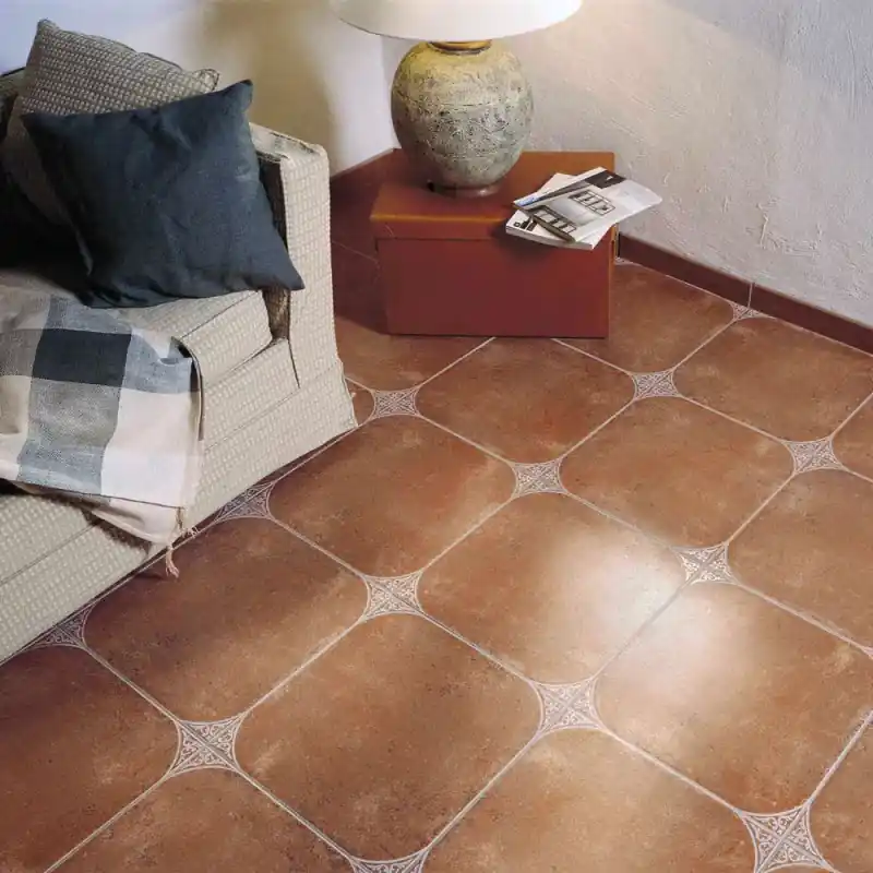Carrelage sol intérieur aspect pierre Aranjuez satiné 45x45 cm Promotion Saisonnière