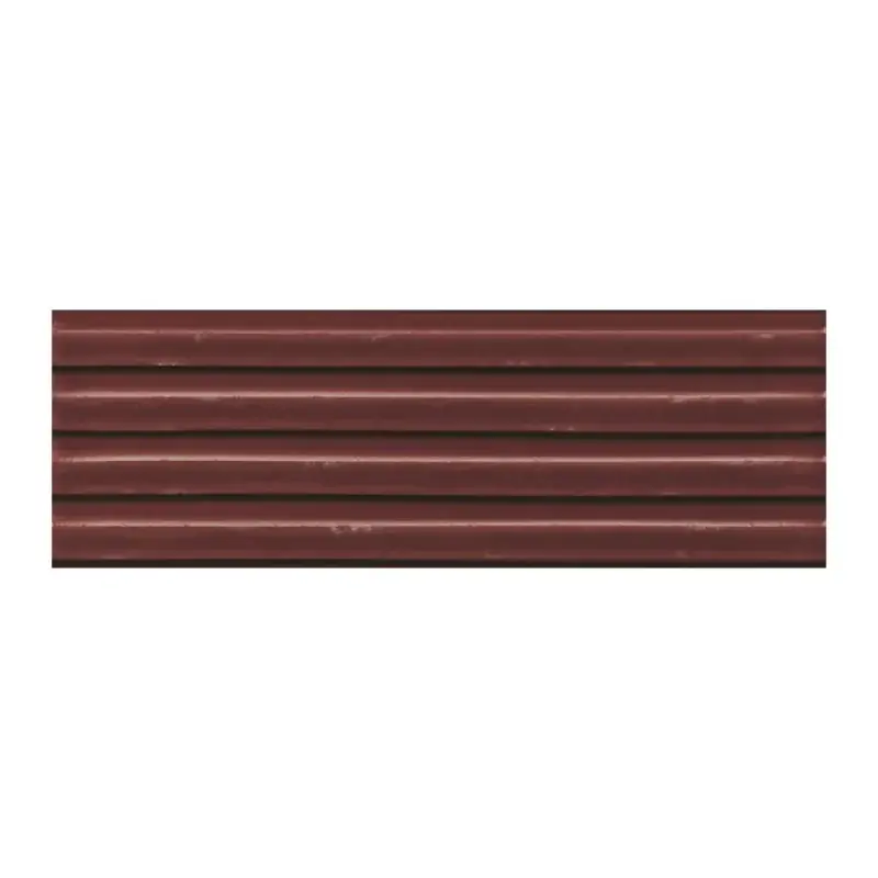 Authentique Carrelage mural Gare garnet brillant 10x30,5 cm