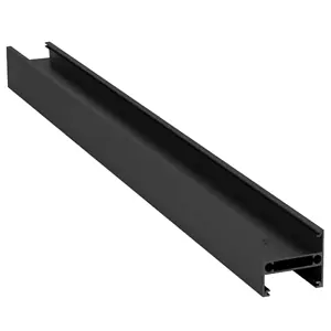 Acheter Direct Poteau alu pour panneaux bois maxi 52mm 6x6,5xL.270cm gris RAL 7016 chapeau alu inclus