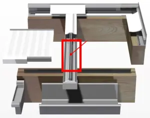 Kit Profil Jonction plaque 16mm alu 3ml porteur (profil - joint - arrêt plaque) Livraison Express