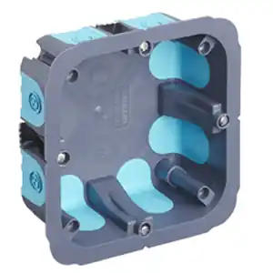Top Vente Boite de dérivation STOPAIR + couvercle 100x100x40mm