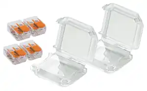 Soldes Boitiers de connexion étanches Happy médium + Wago S221 - lot de 2