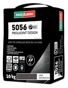 Joint carrelage déco 5056 - 5kg gris anthracite - 2 à 6mm Usine Directe