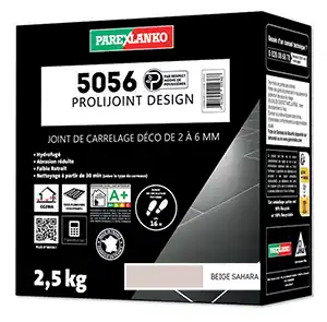 Vente Directe Joint carrelage déco 5056 ELIT - 2,5kg beige sahara - 2 à 6mm
