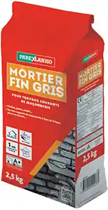 Prix Réduit Mortier fin Gris - 2,5kg