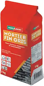 Retour Gratuit Mortier fin Gris - 5kg