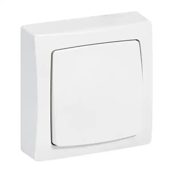 Achat Immédiat Va-et-vient 10A saillie blanc