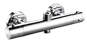Mitigeur thermostatique universel LOONA Inverseur intégré - Finition chromée Corps laiton- Pour colonne de douche
4061746 Paiement Sécurisé