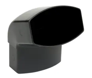 Coude 67° MF OVATION ANTHRACITE pour descente ovoïde Ø90x56mm Commander Maintenant