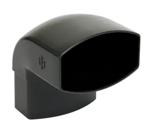 Offre Limitée Coude 90° MF OVATION ANTHRACITE pour descente ovoïde Ø90x56mm