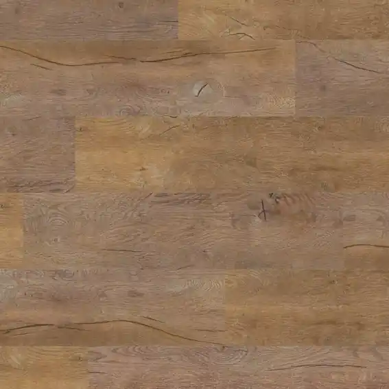 Sol vinyle PVC floors@home 1219 x 183 x 2 mm parquet PVC à coller imitation bois brun Expédié Aujourd'hui