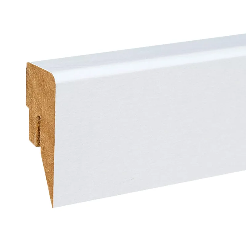 Commander Maintenant Kosche Plinthe Cremona-1 MDF 71927 16 x 40 x 2500 mm Blanc Revêtu Arrondi