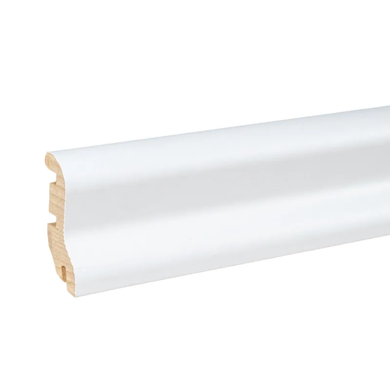 Kosche Plinthe Tirano-2 72508 20 x 45 x 2500 mm Plinthe Plinthe de sol Blanc Authentique