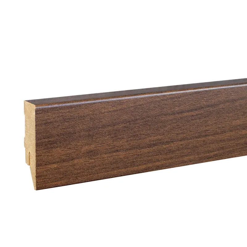 Kosche Plinthe Lecco-39 72930 16 x 58 x 2500 mm Plinthe Plinthe de sol Noyer We Meilleure Vente