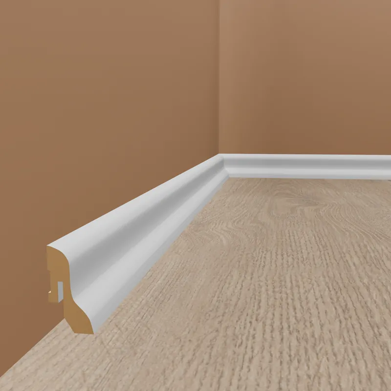 Commande En Gros Plinthe "Munich" 722.631 MDF 20 x 60 x 2500 mm Blanc Plinthe PROVISTON