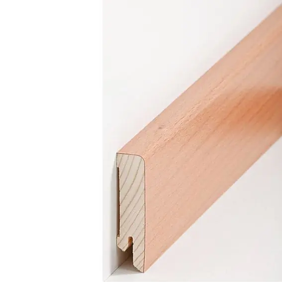 Affaire À Saisir Plinthe "Lübeck" Bois plaqué 16 x 60 x 2500 mm Hêtre Moderne PROVISTON