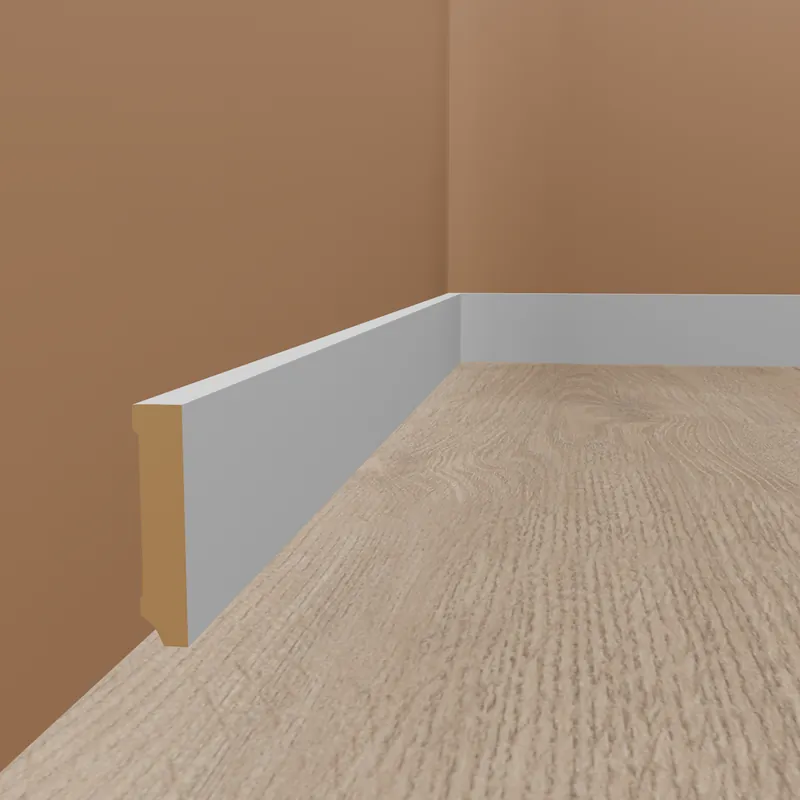 Solde Plinthe "Hamm" 721.1640 MDF 16 x 40 x 2500 mm Blanc Plinthe PROVISTON