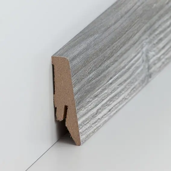 Affaire À Saisir Plinthe "Coburg" MDF 18 x 58 x 2500 mm Chêne Gangue Moderne PROVISTON