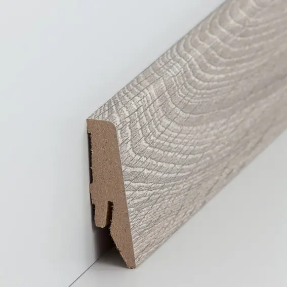 Plinthe "Coburg" MDF 18 x 58 x 2500 mm Chêne Mississippi Plinthe moderne PROVISTON Must-Have
