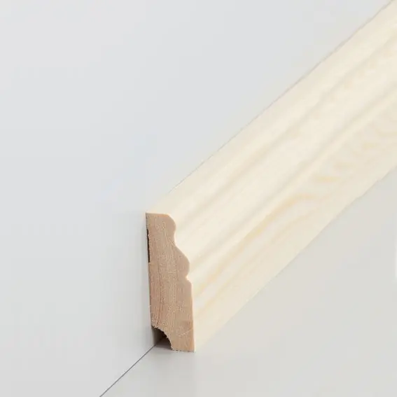 Plinthe "Remscheid" bois massif 19 x 60 x 2500 mm pin Plinthe Moulurée PROVISTON Pas Cher