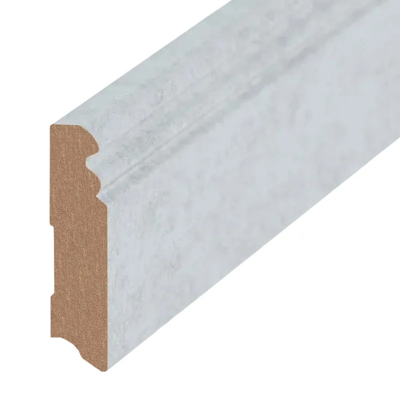 Plinthe MDF Moulurée, couleur béton, revêtu (19 x 80 x 2500 mm) 719.080.44 PROVISTON Achetez Aujourd'hui