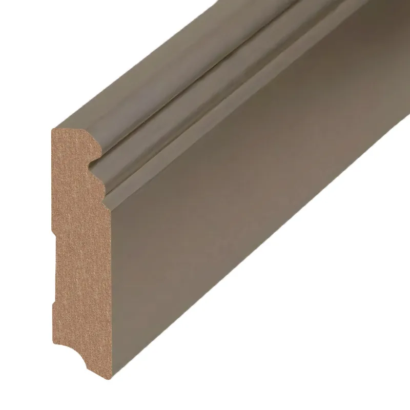 Plinthe moderne revêtue d‘une feuille de finition bronze de haute gamme 19 x 80 x 2500 mm PROVISTON Prix Réduit