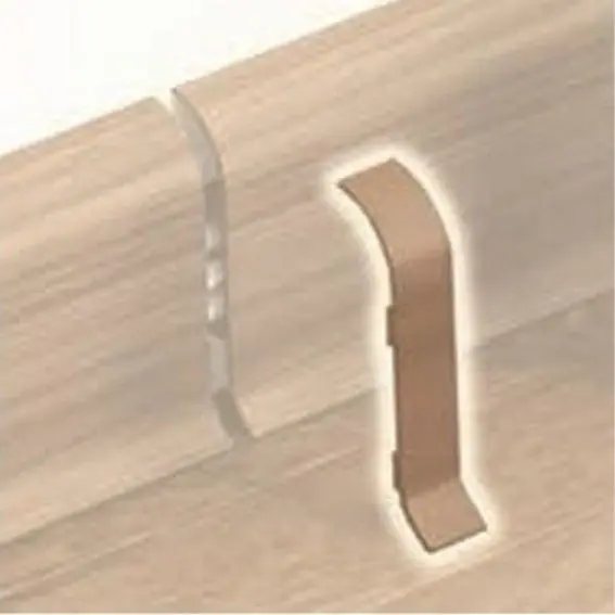 Jonction pour plinthe en PVC chêne ancien (pour SOLE-010A-PVC) Prix Bas