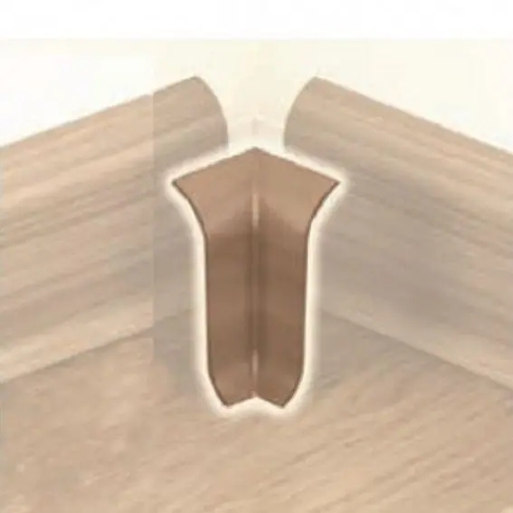 Angle intérieur pour plinthe en PVC chêne ancien (pour SOLE-010A-PVC) Remise
