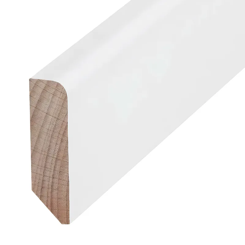 Marque Plinthe en bois massif blanc (longueur tombante 16 x 58 x 2400 mm) 60.16.58.31 PROVISTON
