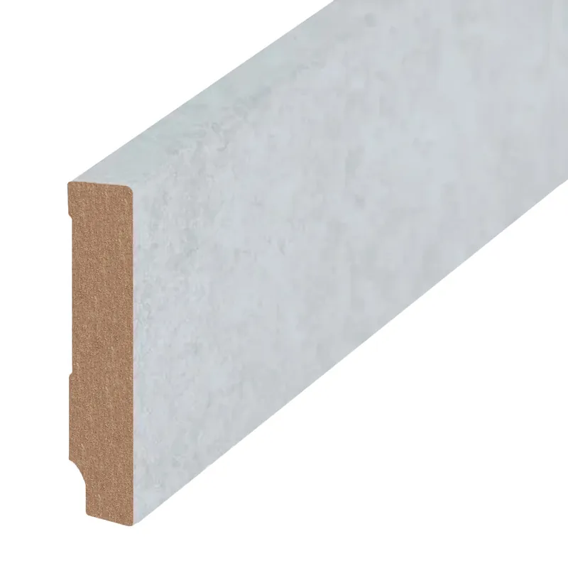 Plinthe populaire recouverte d‘un film de haute gamme MDF béton 16 x 80 x 2500 mm PROVISTON Acheter En Ligne