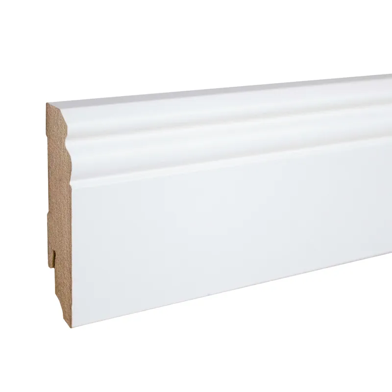 Soldes Neuhofer Plinthe Hambourgeoise (Berlinoise) 19 x 80 x 2400 mm Blanc Moderne