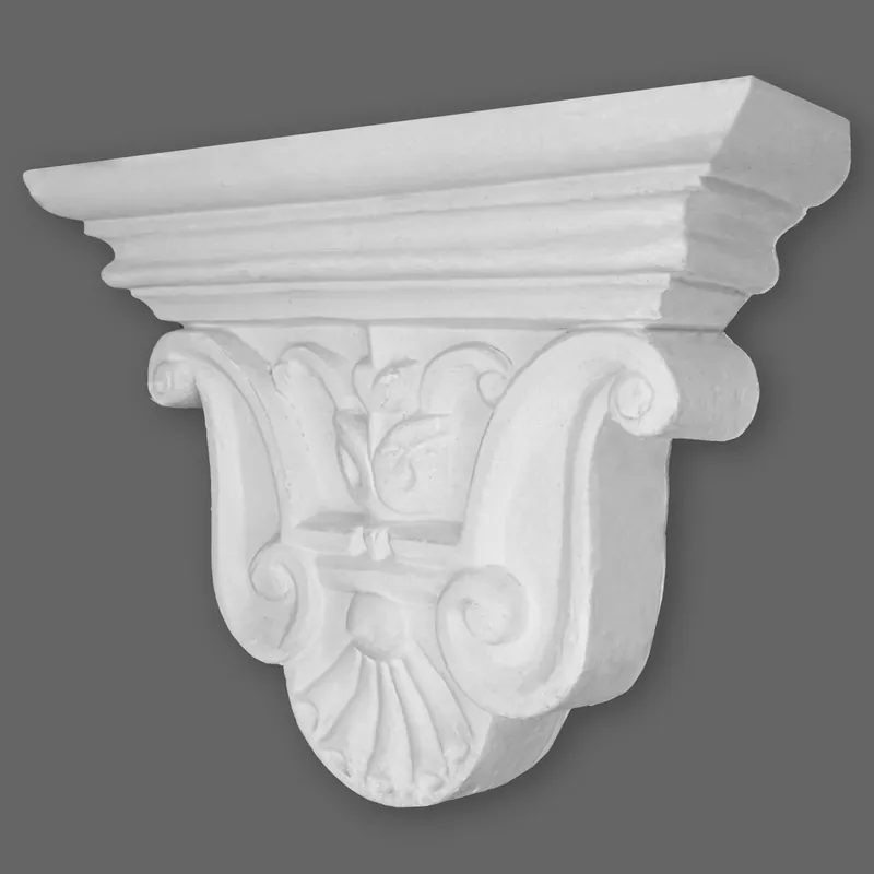 PROVISTON Console en plâtre Vancouver Moulures décoratives en plâtre 218 x 160 mm Retour Gratuit