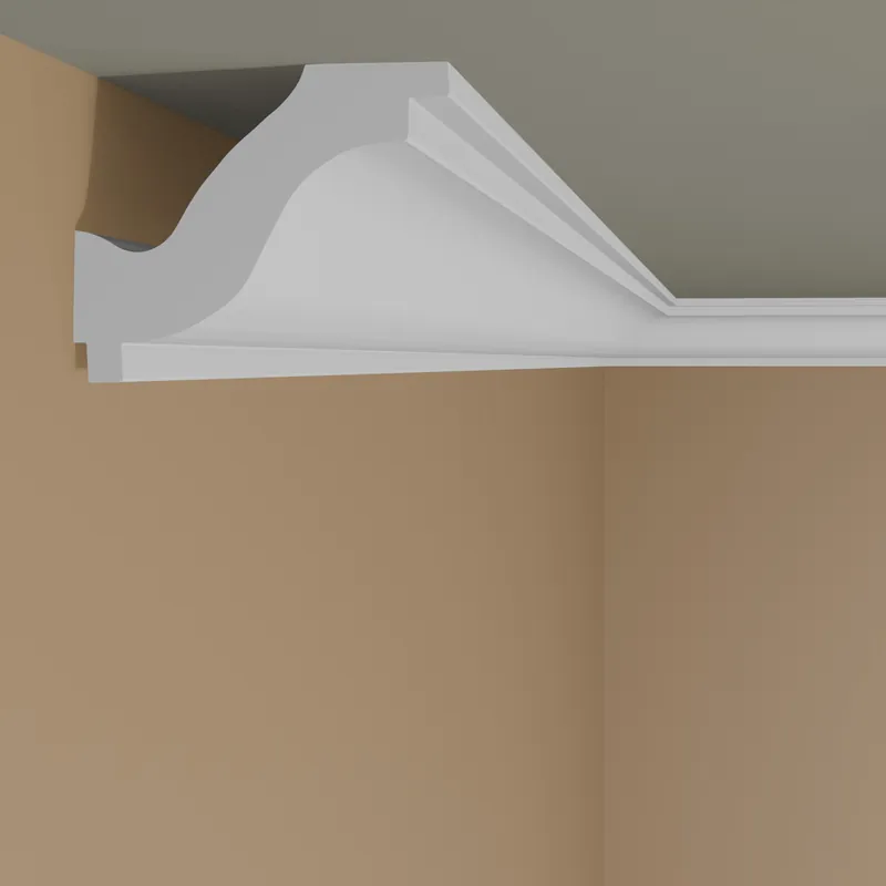 Angle extérieur de moulure plafond NMC NOMASTYL H en polystyrène blanc Top Vente