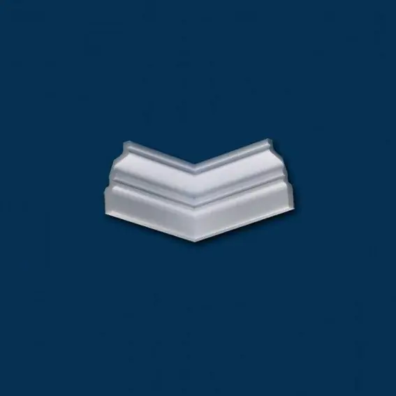 Angle intérieur de moulure plafond classique 45 x 87 mm Vente Directe