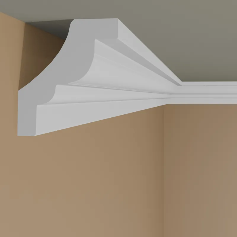 Moulure de plafond élégante 36 x 38 mm polystyrène Authentique