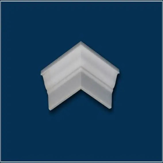 Nouvelle Collection Angle extérieur de moulure plafond sobre 44 x 60 mm