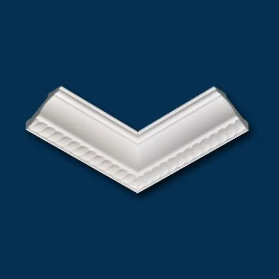 Angle intérieur de moulure plafond Marbet B-7 en polystyrène Top Vente