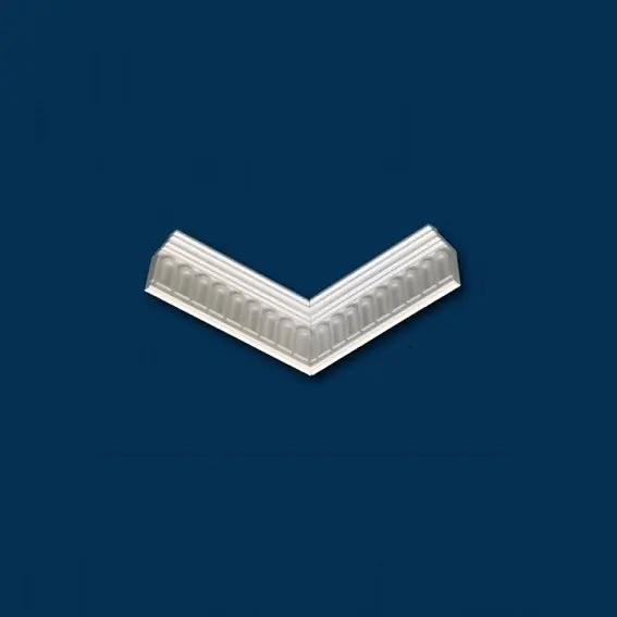 Angle intérieur de moulure plafond Marbet B-19 en polystyrène Commander Vite