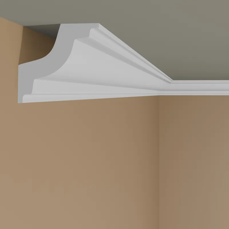 Moulure de plafond simple Marbet E-28 30 x 30 mm polystyrène résistant à l‘impact, à l‘humidité Seulement Aujourd'hui