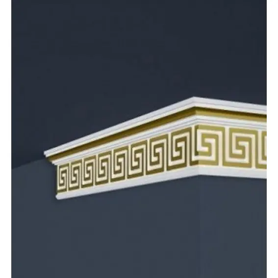 Marque Angle extérieur de moulure plafond Marbet B-21 Gold en polystyrène