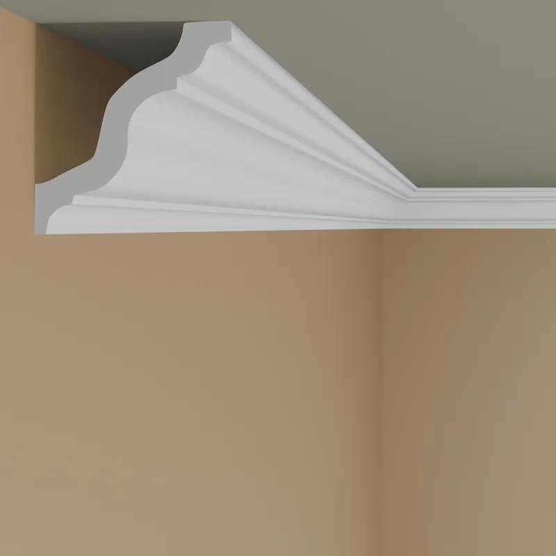 Prix Choc NMC moulure GR NOMASTYL 80 x 85 x 2000 mm polystyrène blanc moulure de plafond