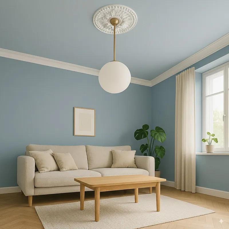 Soldes Rosace en plâtre PROVISTON « Preston » Ø 483 mm Élément décoratif classique Moulures décoratives en plâtre