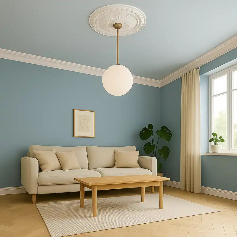 Satisfait Ou Remboursé Marbet Rosace de plafond R2 Ø 40 cm polystyrène blanc